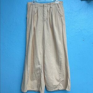 Free people wide legged pants